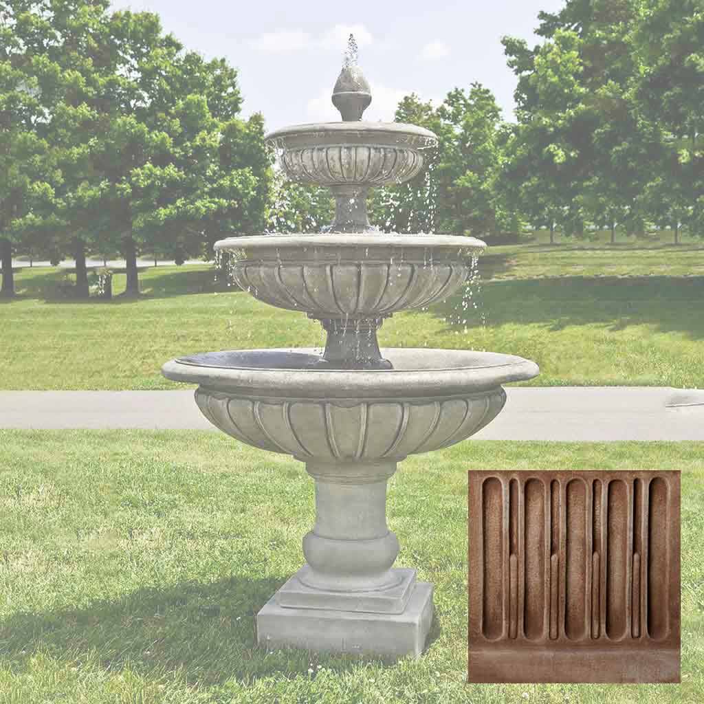 Campania Three Tier Longvue Fountain - FT-240