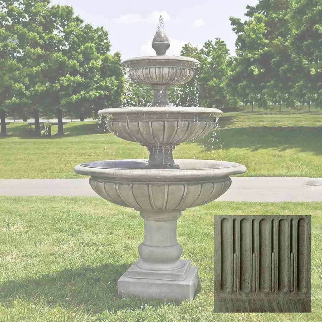 Campania Three Tier Longvue Fountain - FT-240