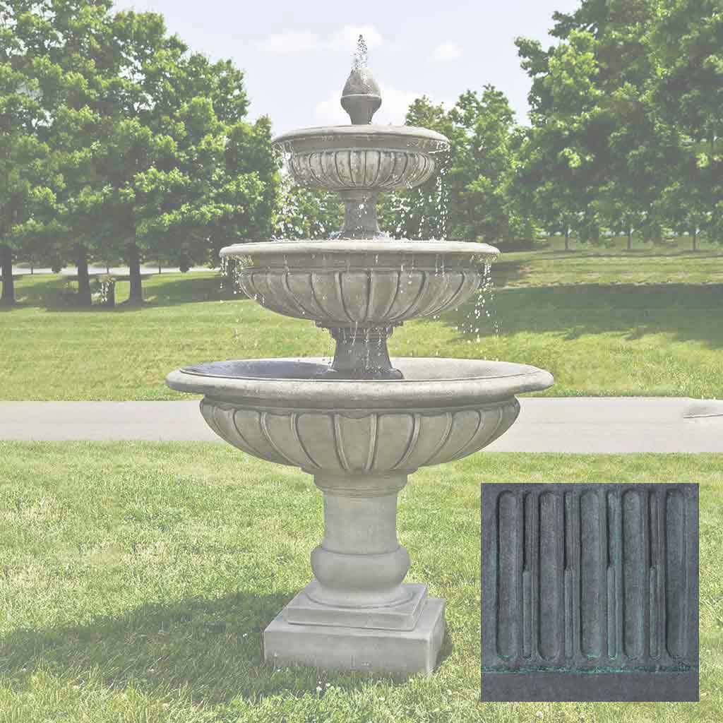 Campania Three Tier Longvue Fountain - FT-240