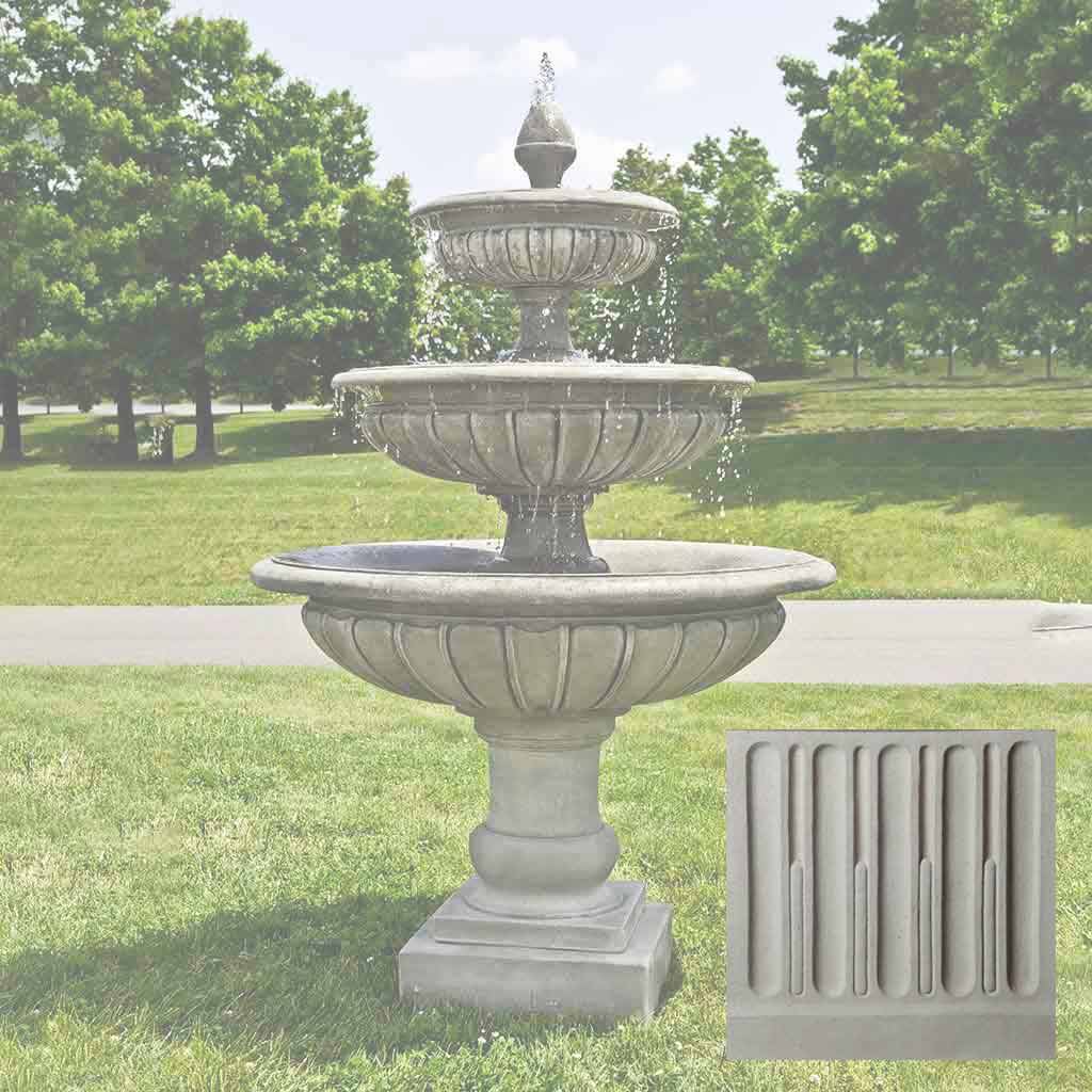 Campania Three Tier Longvue Fountain - FT-240