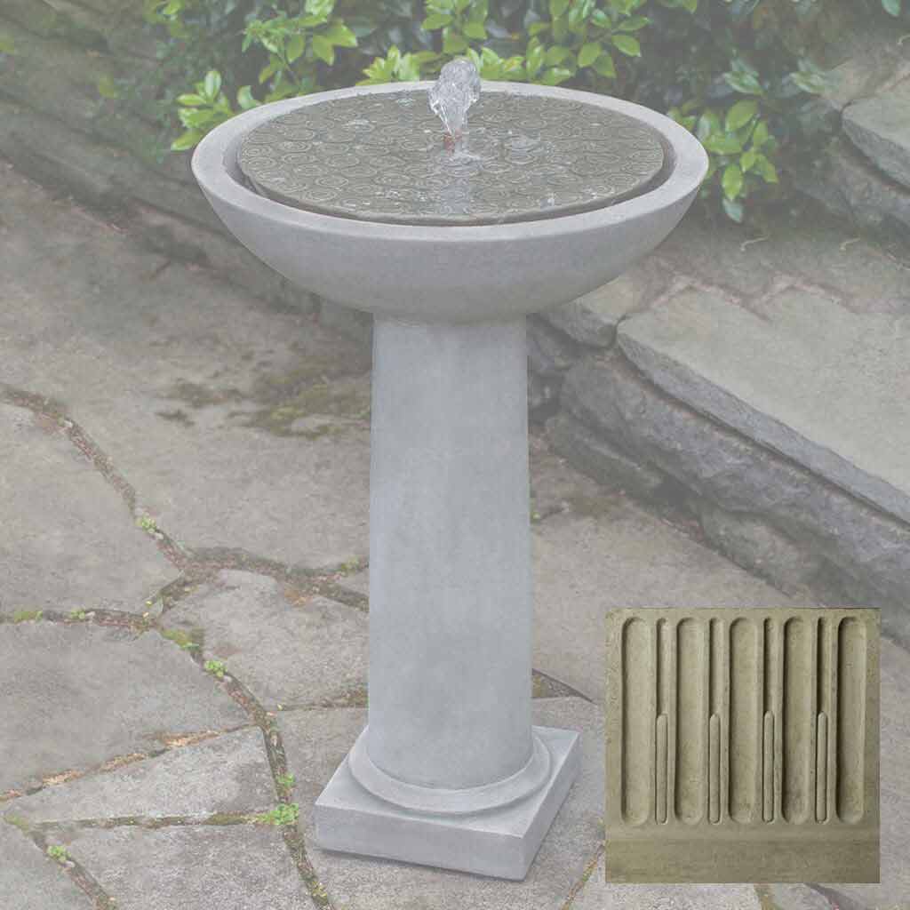 Campania Cirrus Birdbath Fountain - FT-246