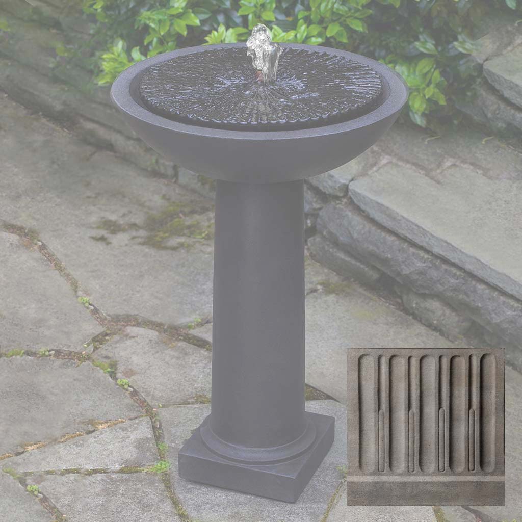 Campania Equinox Birdbath Fountain - FT-247