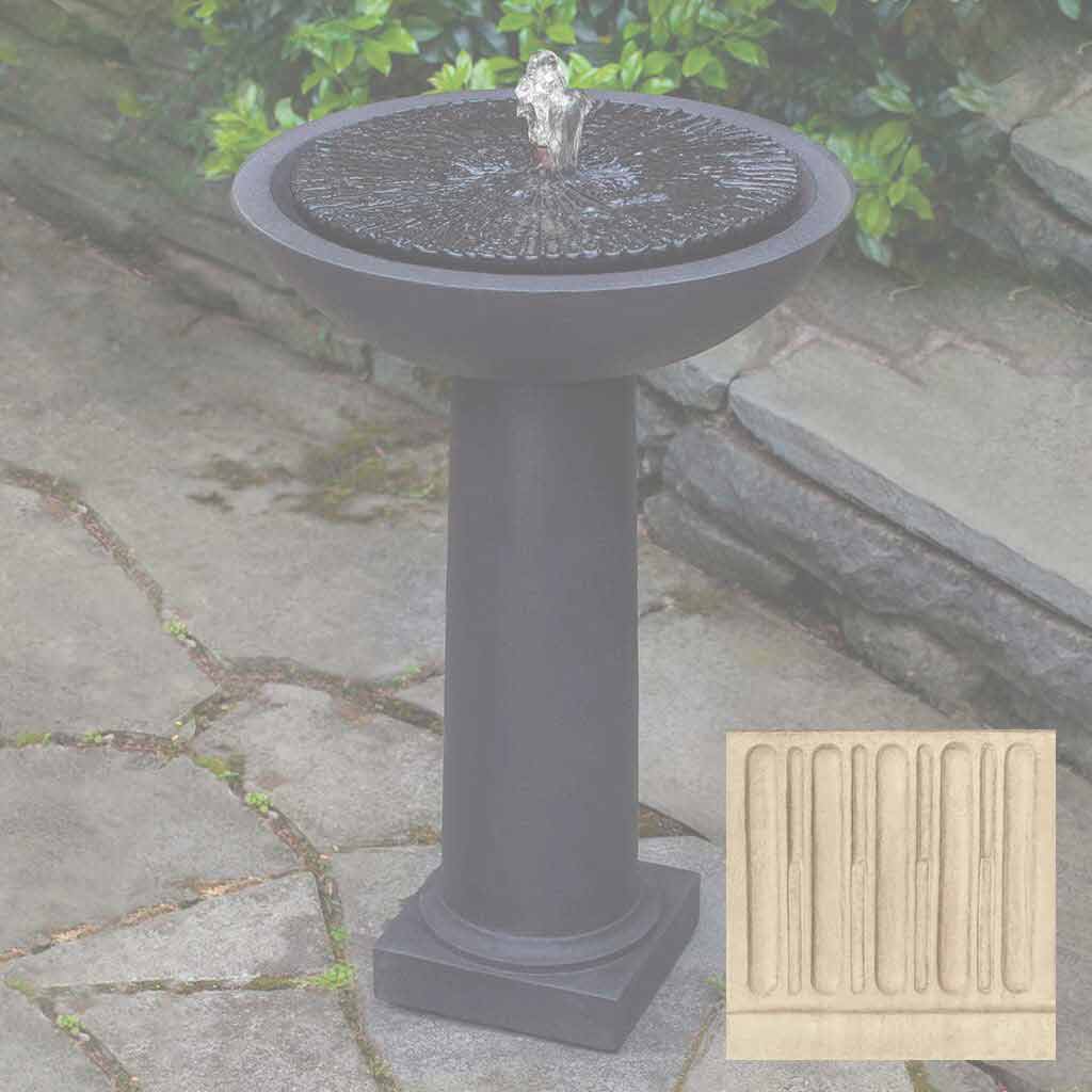 Campania Equinox Birdbath Fountain - FT-247