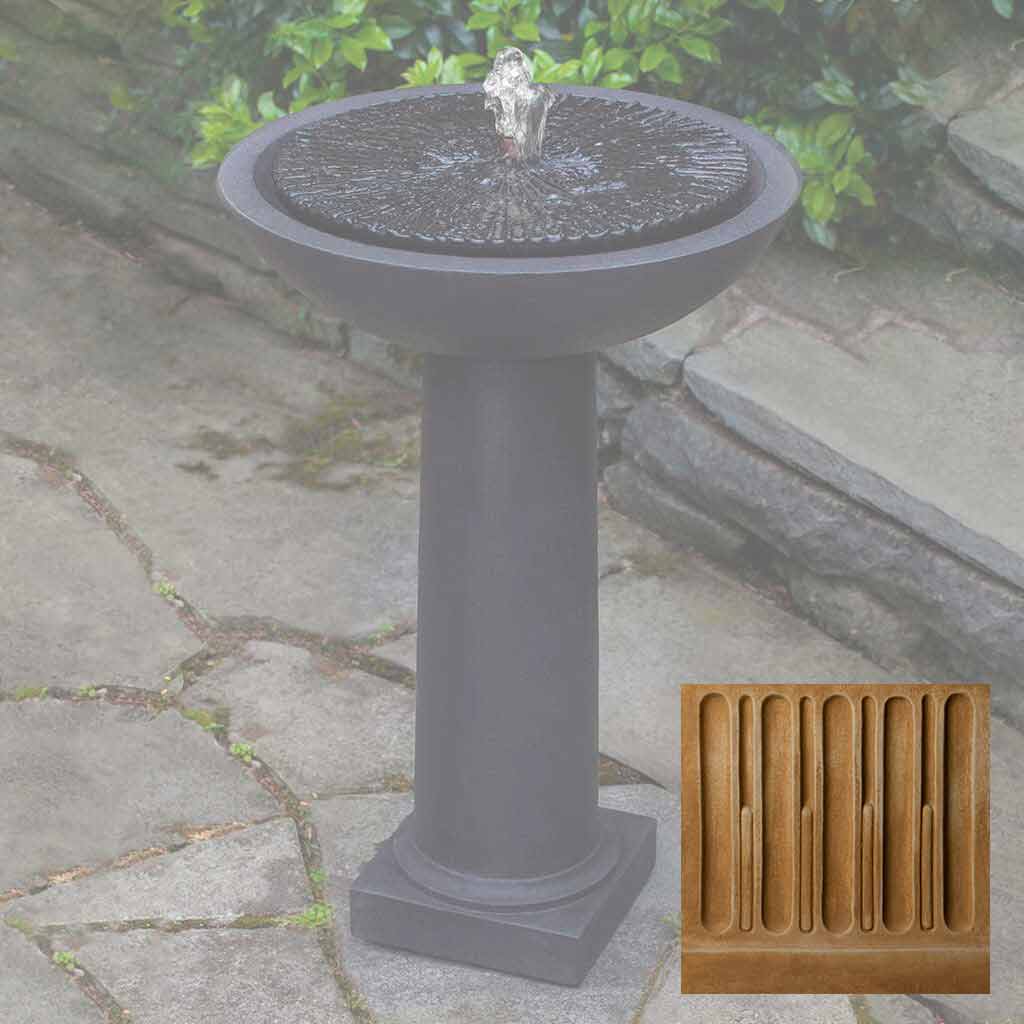 Campania Equinox Birdbath Fountain - FT-247