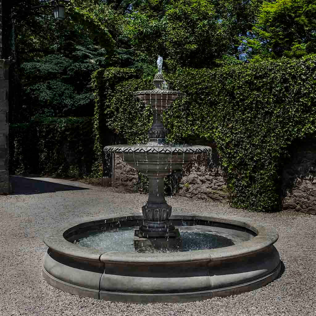 Campania Charleston Fountain in Basin - FT-257