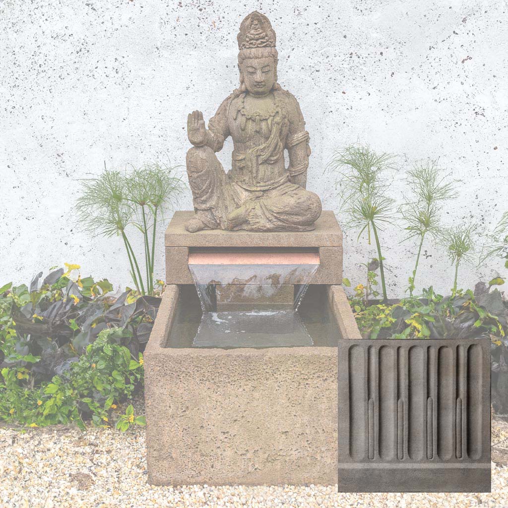 Campania Antique Quan Yin Buddha Fountain - FT-330