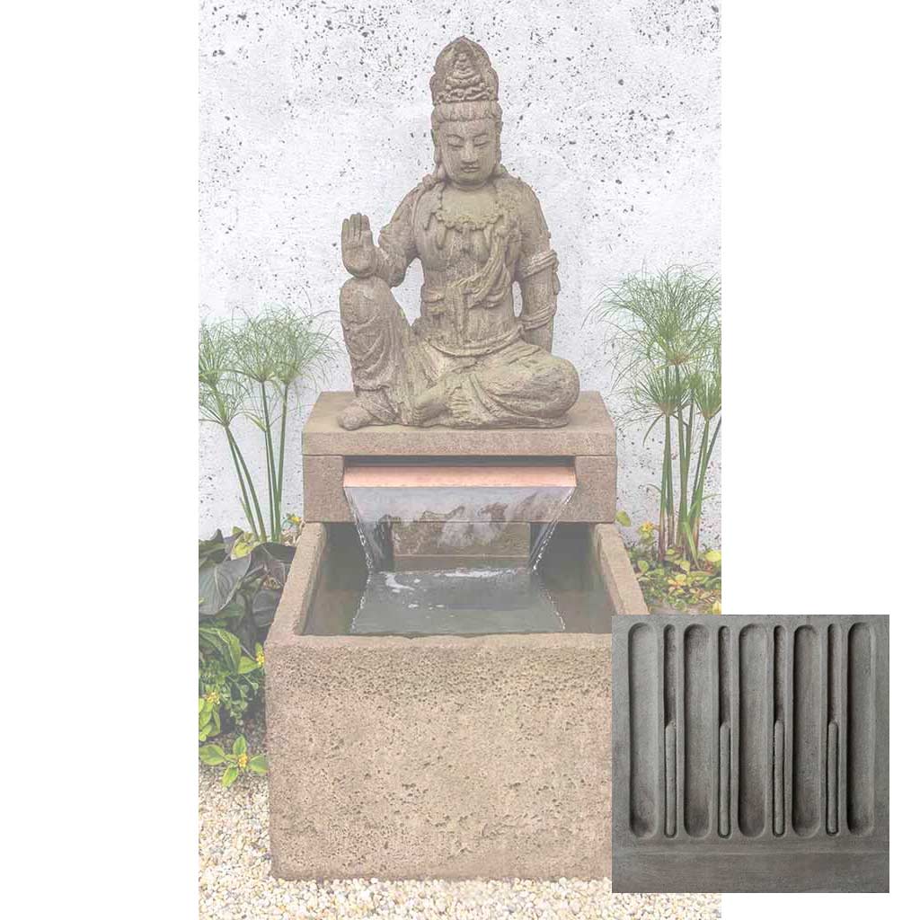 Campania Antique Quan Yin Buddha Fountain - FT-330