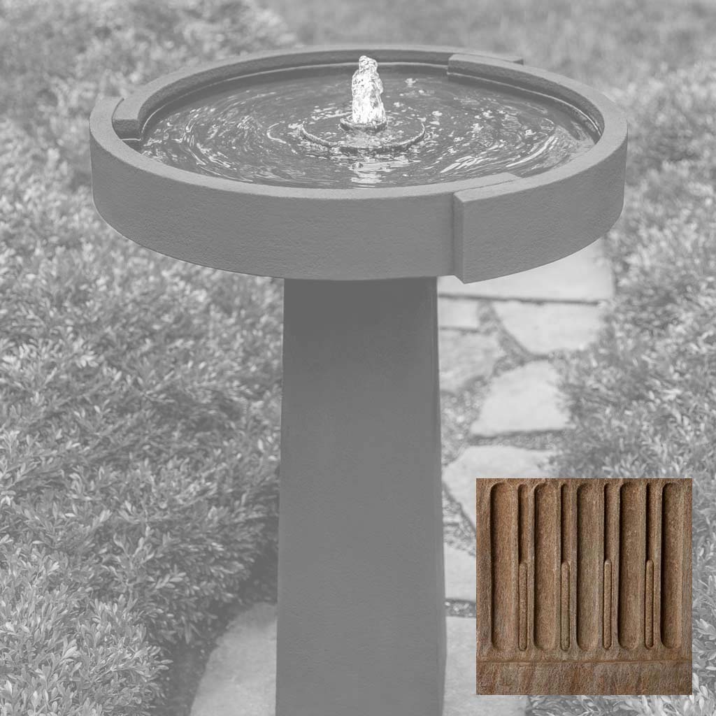 Campania Concept Birdbath Fountain - FT-336
