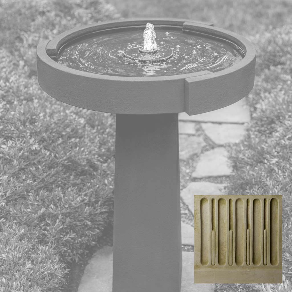 Campania Concept Birdbath Fountain - FT-336