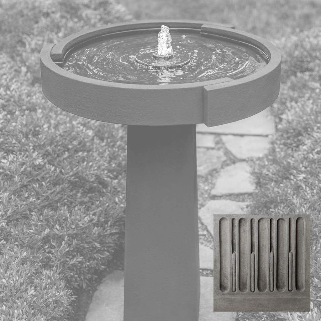 Campania Concept Birdbath Fountain - FT-336