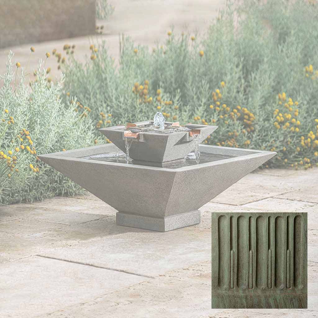 Campania Facet Fountain, Small - FT-348