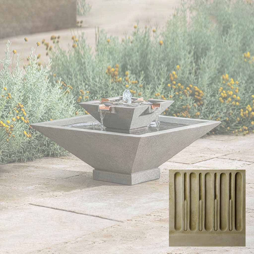 Campania Facet Fountain, Small - FT-348