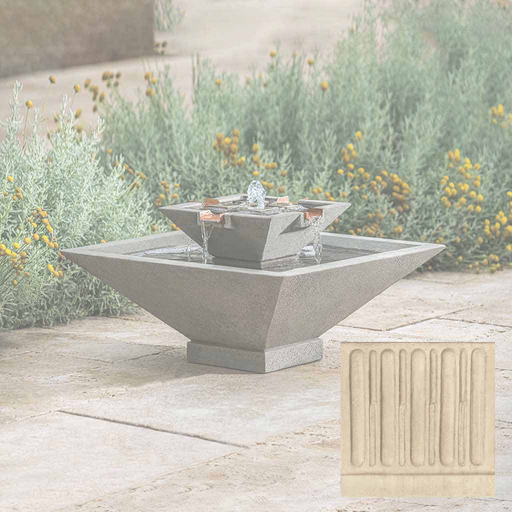 Campania Facet Fountain, Small - FT-348