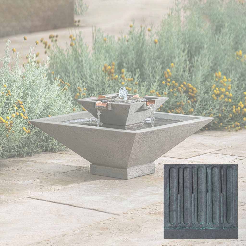 Campania Facet Fountain, Small - FT-348