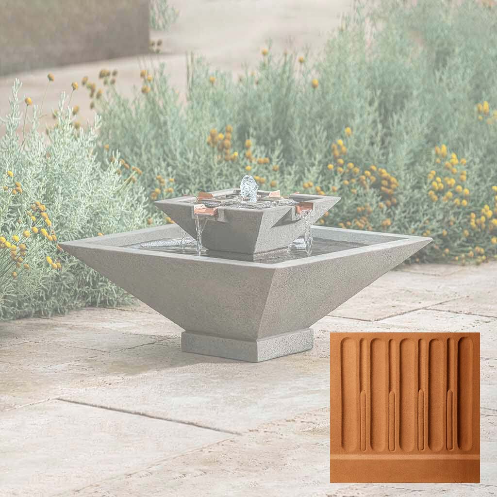 Campania Facet Fountain, Small - FT-348