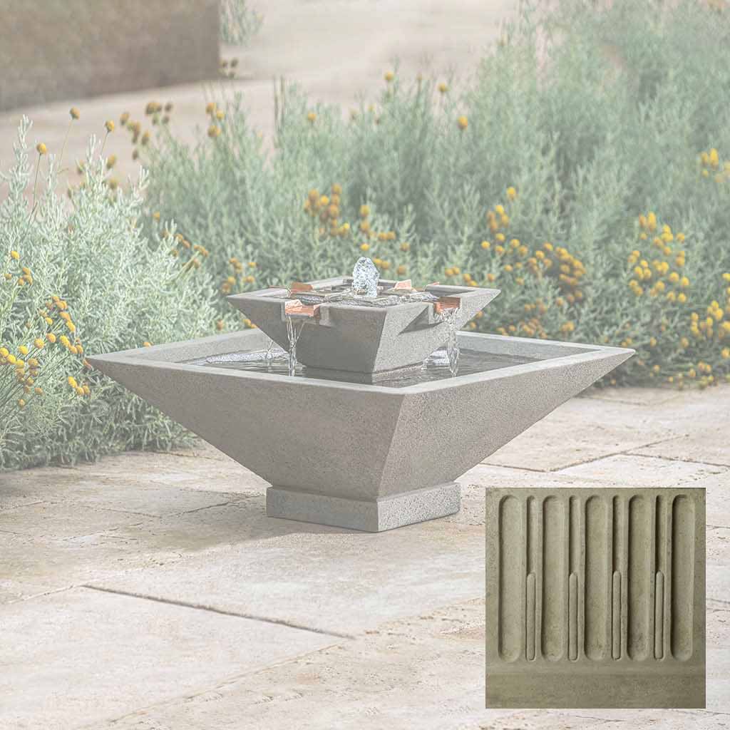 Campania Facet Fountain, Small - FT-348