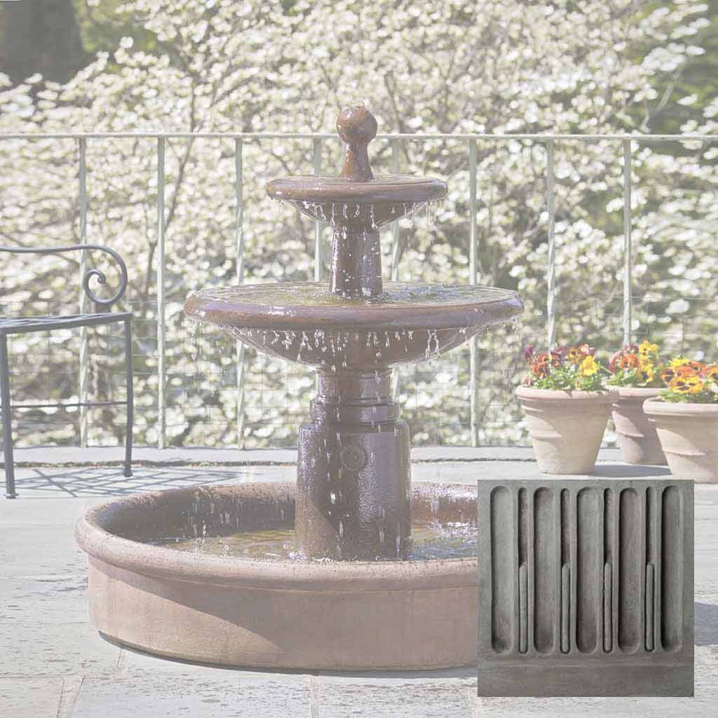 Campania Esplanade Two Tier Fountain - FT-78