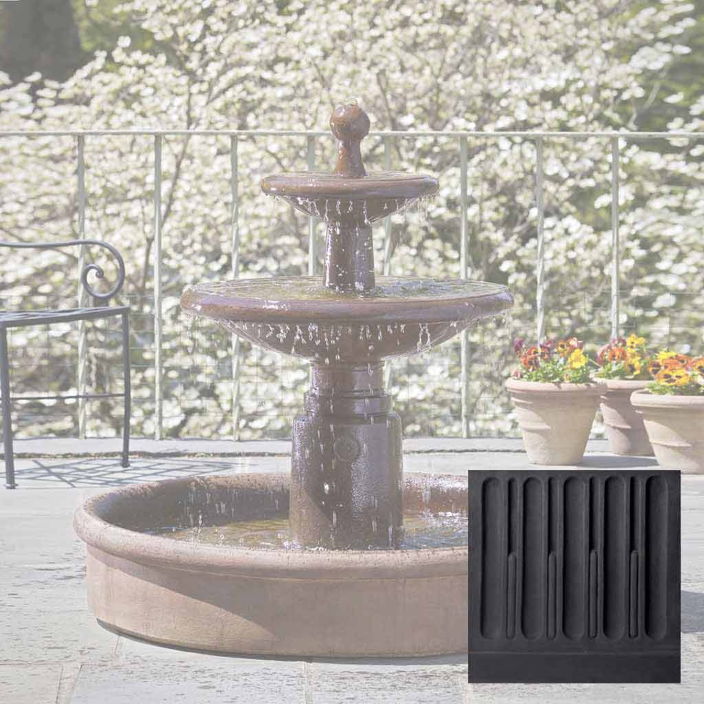 Campania Esplanade Two Tier Fountain - FT-78