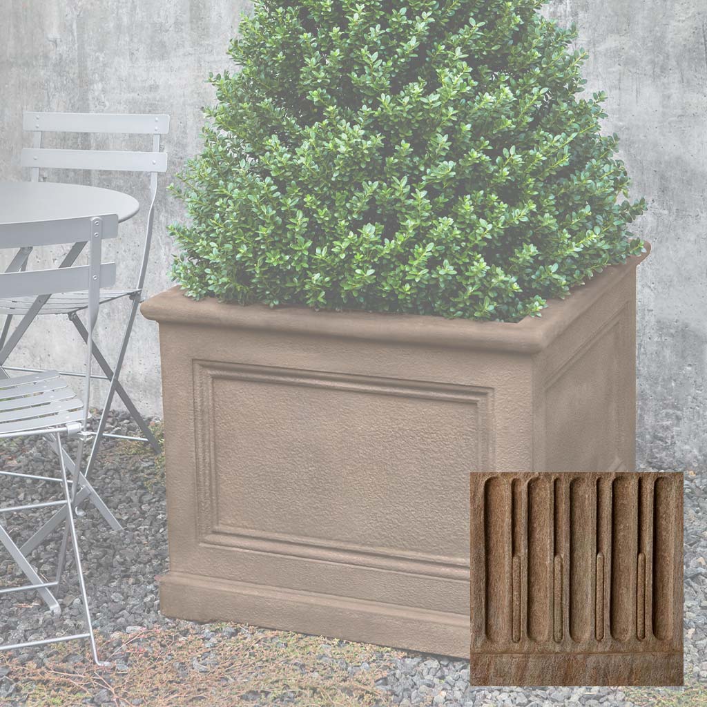 Campania LeNotre Square Planter - GFRC-0500