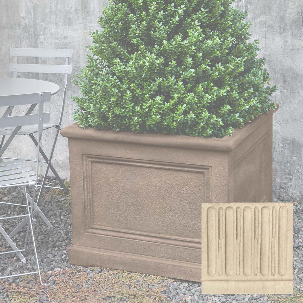 Campania LeNotre Square Planter - GFRC-0500