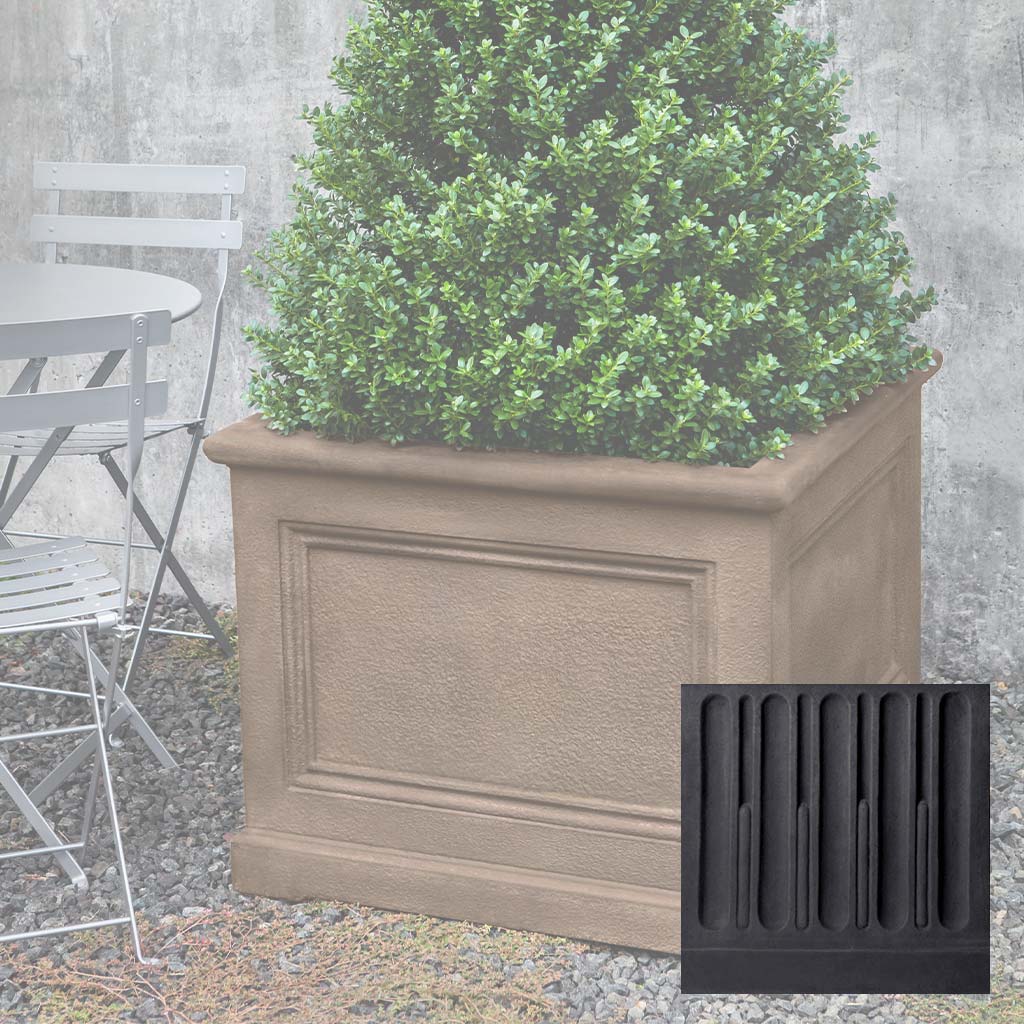 Campania LeNotre Square Planter - GFRC-0500