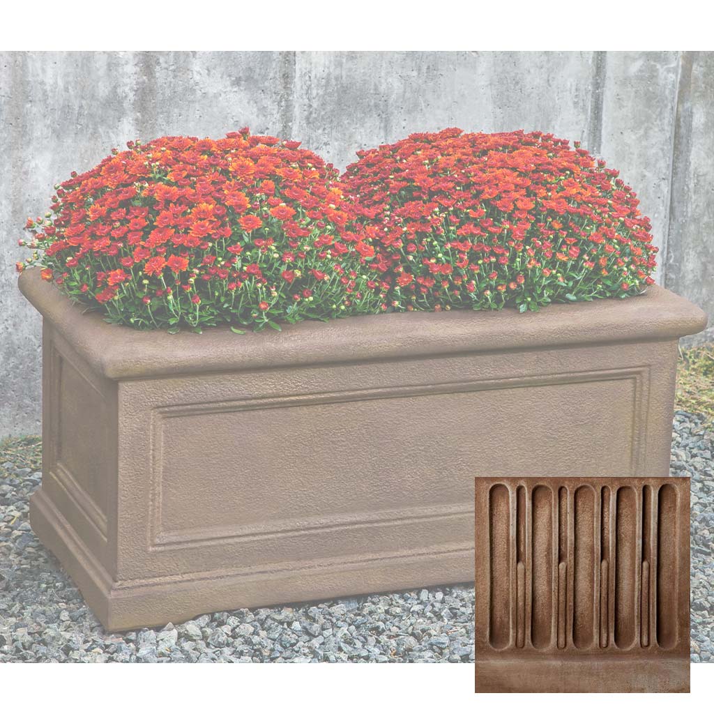 Campania LeNotre Rectangle 482424 Planter - GFRC-0600