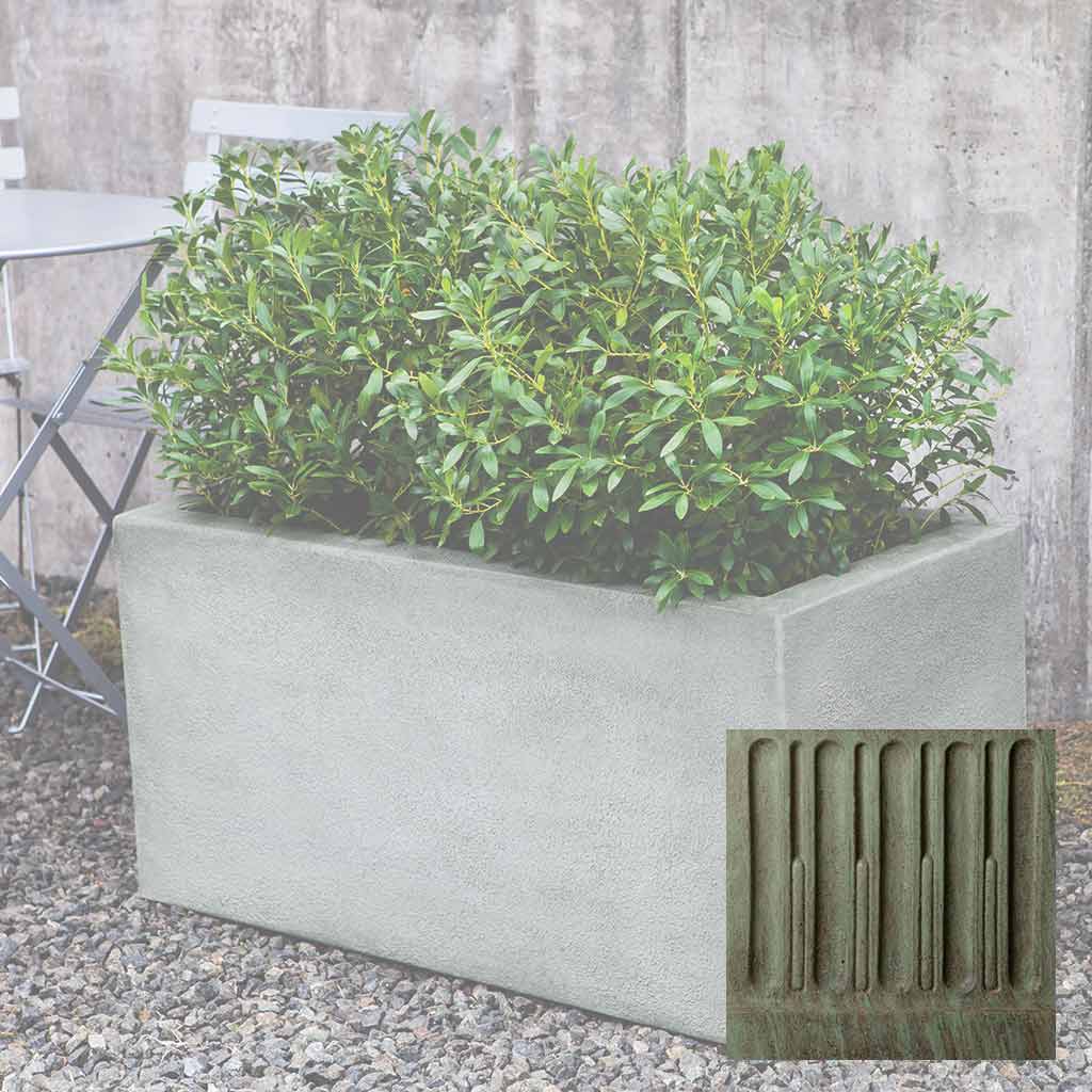 Campania Metropolis Rectangle 482424 Planter - GFRC-0800