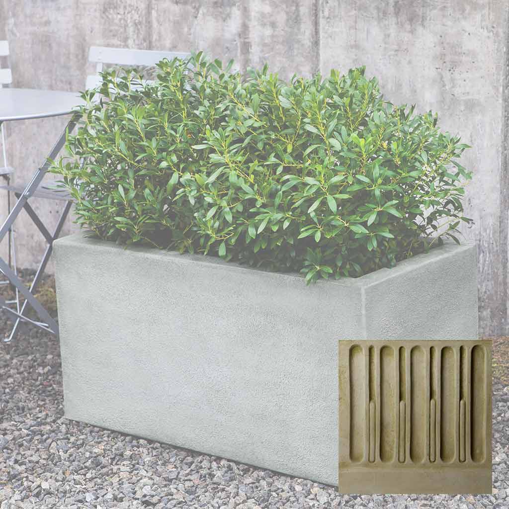 Campania Metropolis Rectangle 482424 Planter - GFRC-0800