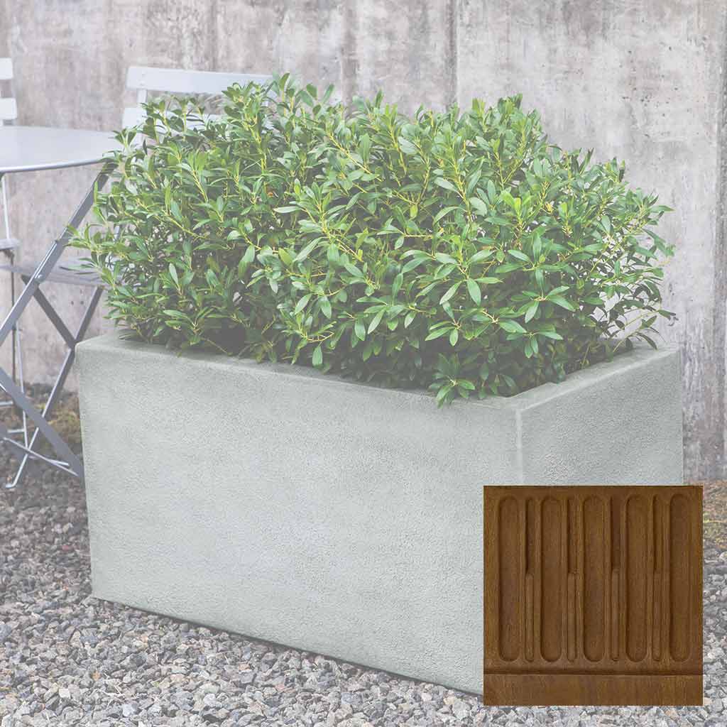 Campania Metropolis Rectangle 482424 Planter - GFRC-0800