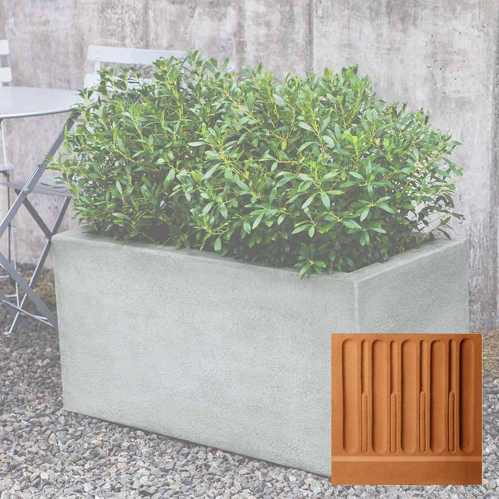 Campania Metropolis Rectangle 361818 Planter - GFRC-0801
