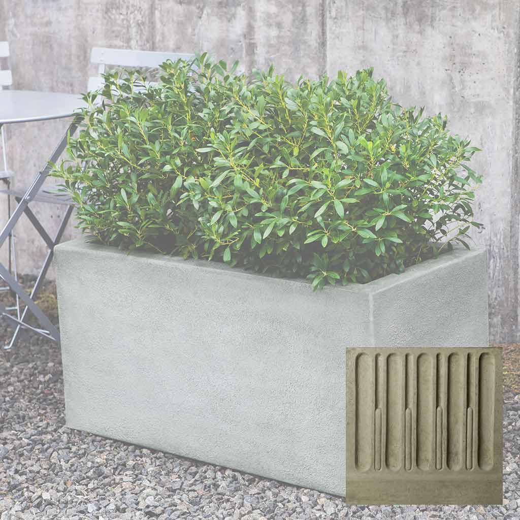 Campania Metropolis Rectangle 361818 Planter - GFRC-0801