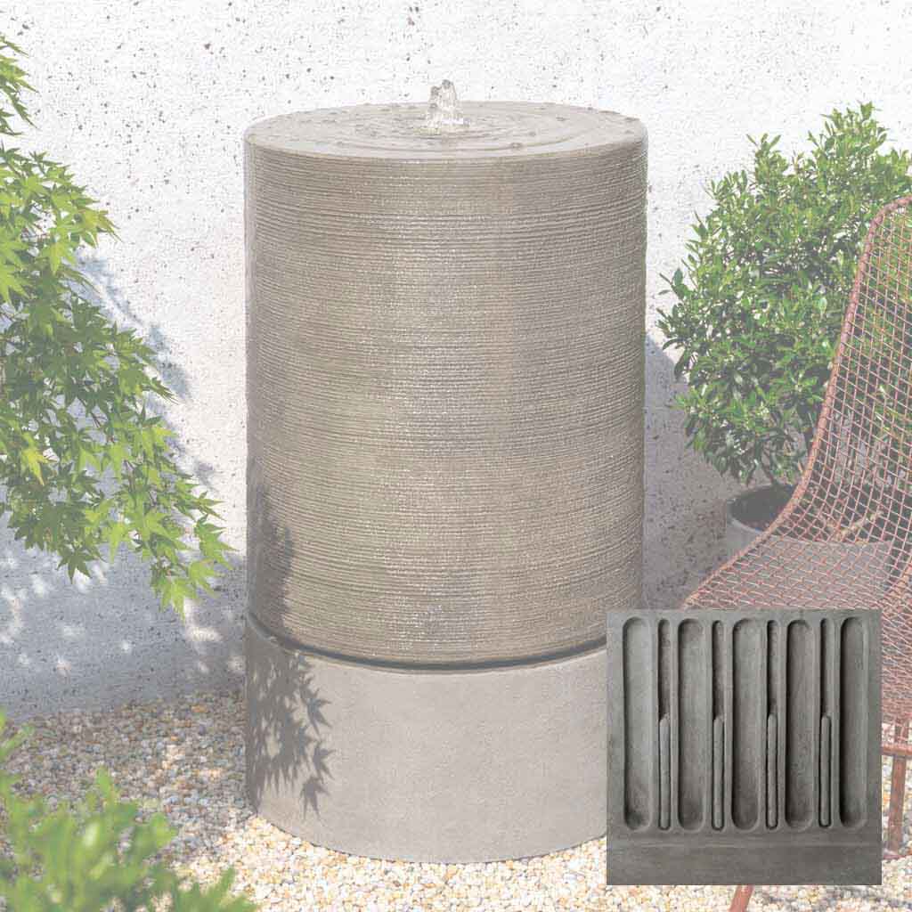 Campania Large Cylinder Fountain - GFRCFT-1107