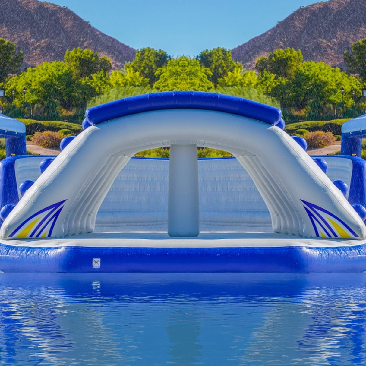 Giant Inflatable Water Climbing Obstacle Course With Air Pump (SAK87625)