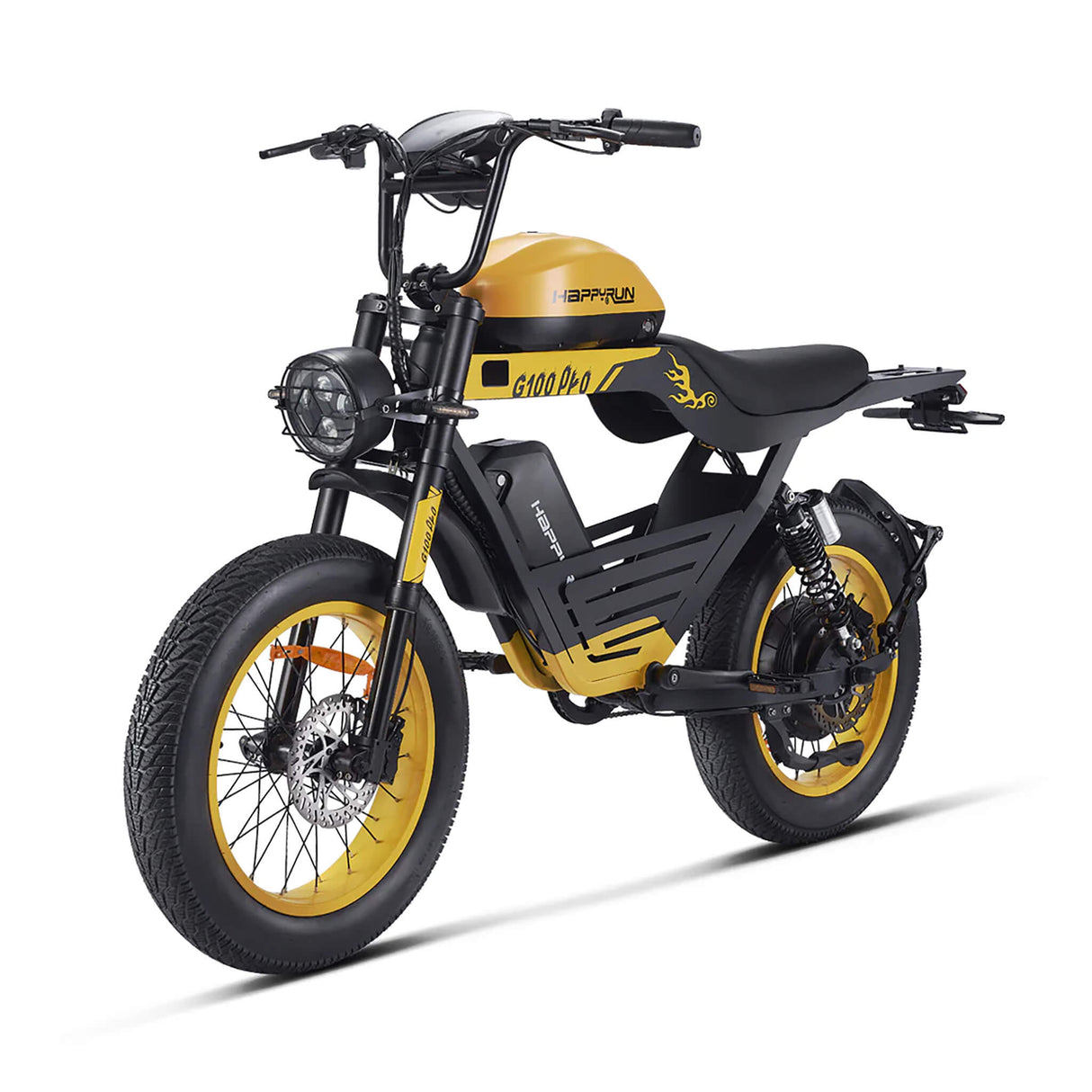 HappyRun G100 (G100 Pro) Long Distance Electric Fat Tire Bike Motorcycle (SAK95715)