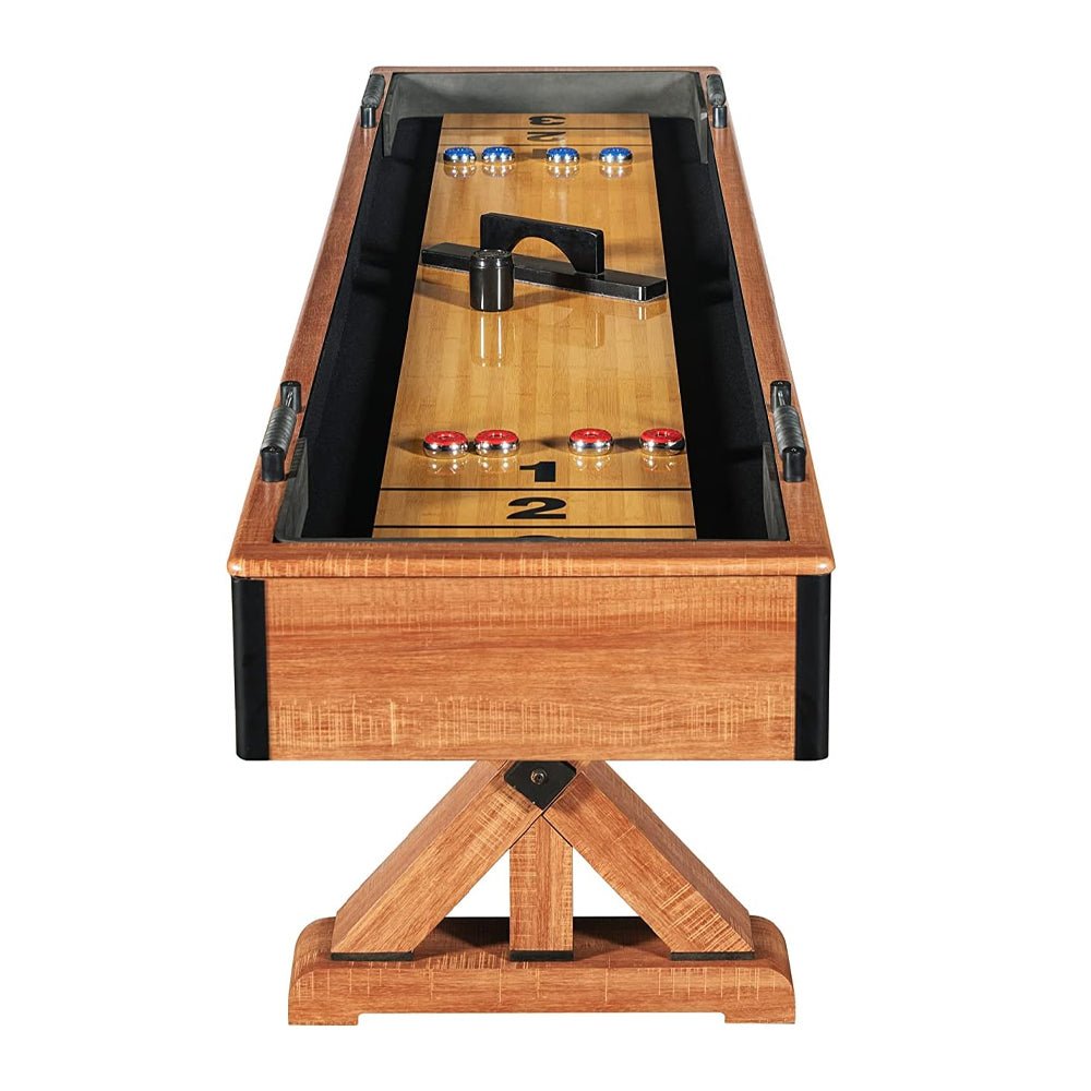 Hathaway Daulton Premium White Oak Finish Shuffleboard Table With Accessories, 9FT (96375142)