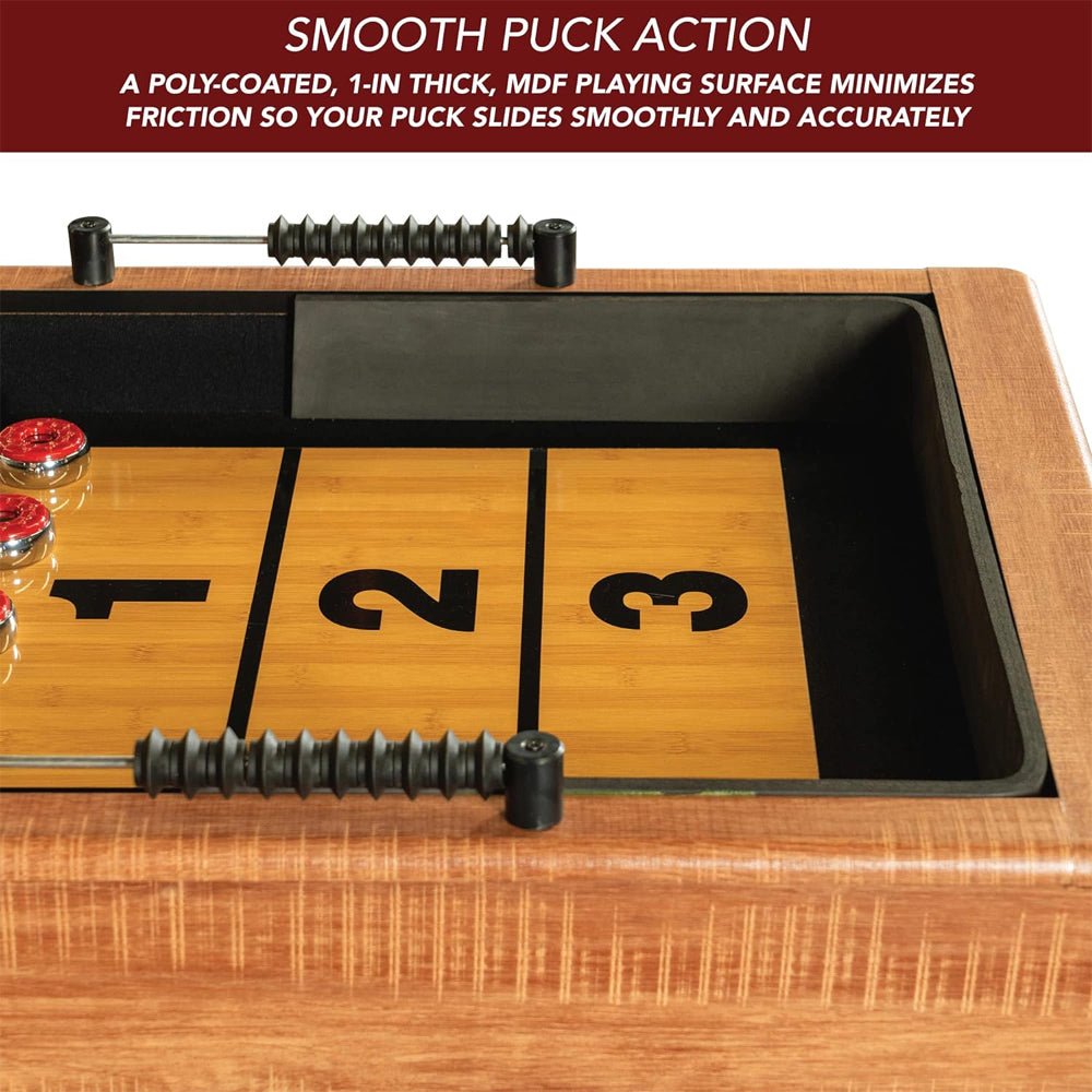 Hathaway Daulton Premium White Oak Finish Shuffleboard Table With Accessories, 9FT (96375142)