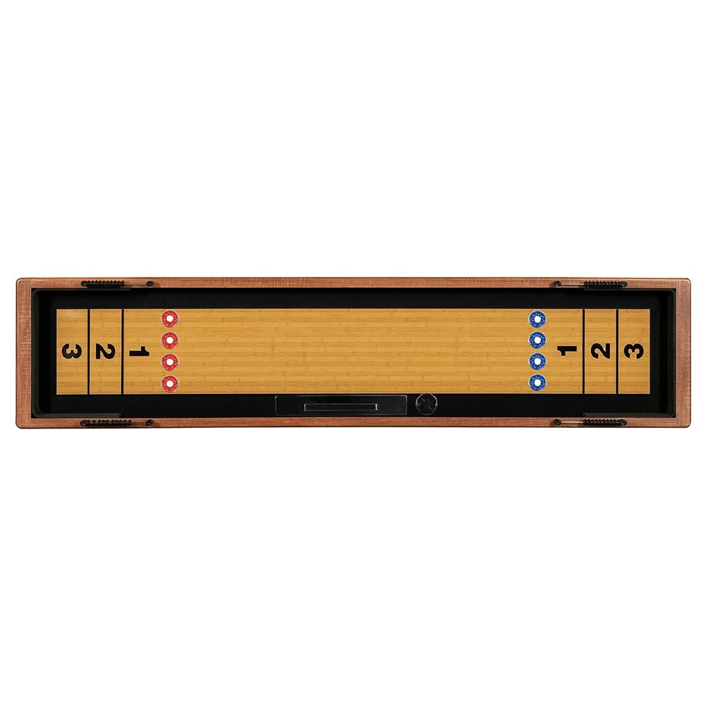 Hathaway Daulton Premium White Oak Finish Shuffleboard Table With Accessories, 9FT (96375142)