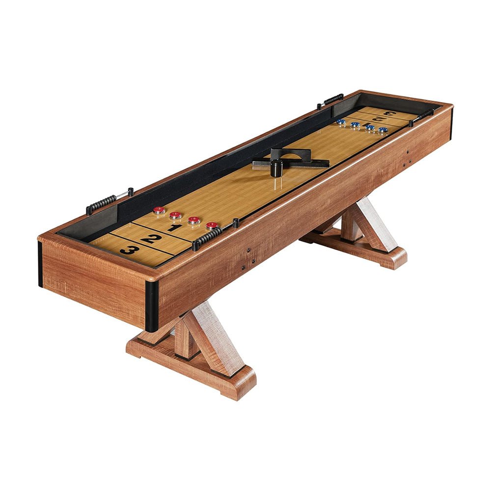 Hathaway Daulton Premium White Oak Finish Shuffleboard Table With Accessories, 9FT (96375142)