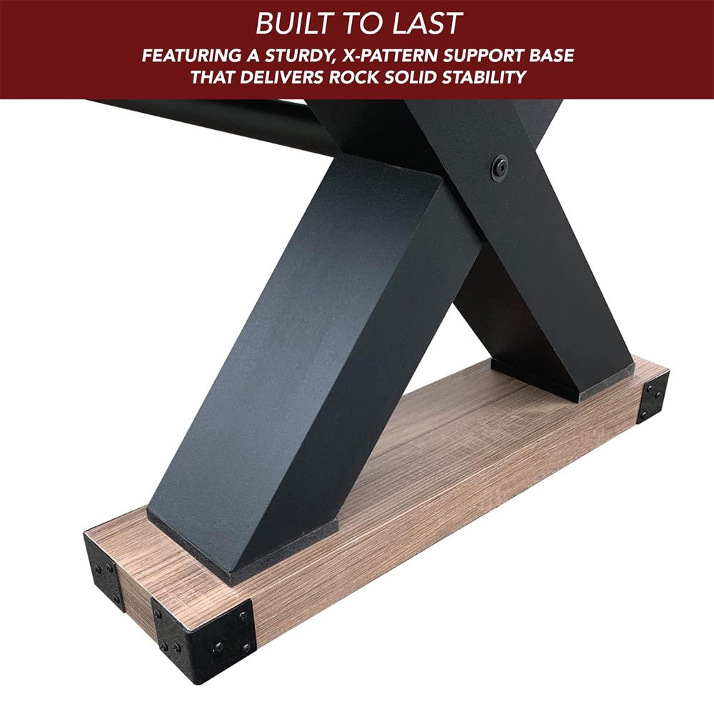 Hathaway Excalibur Rustic Shuffleboard Table With Leg Levelers, 9FT (96847512)