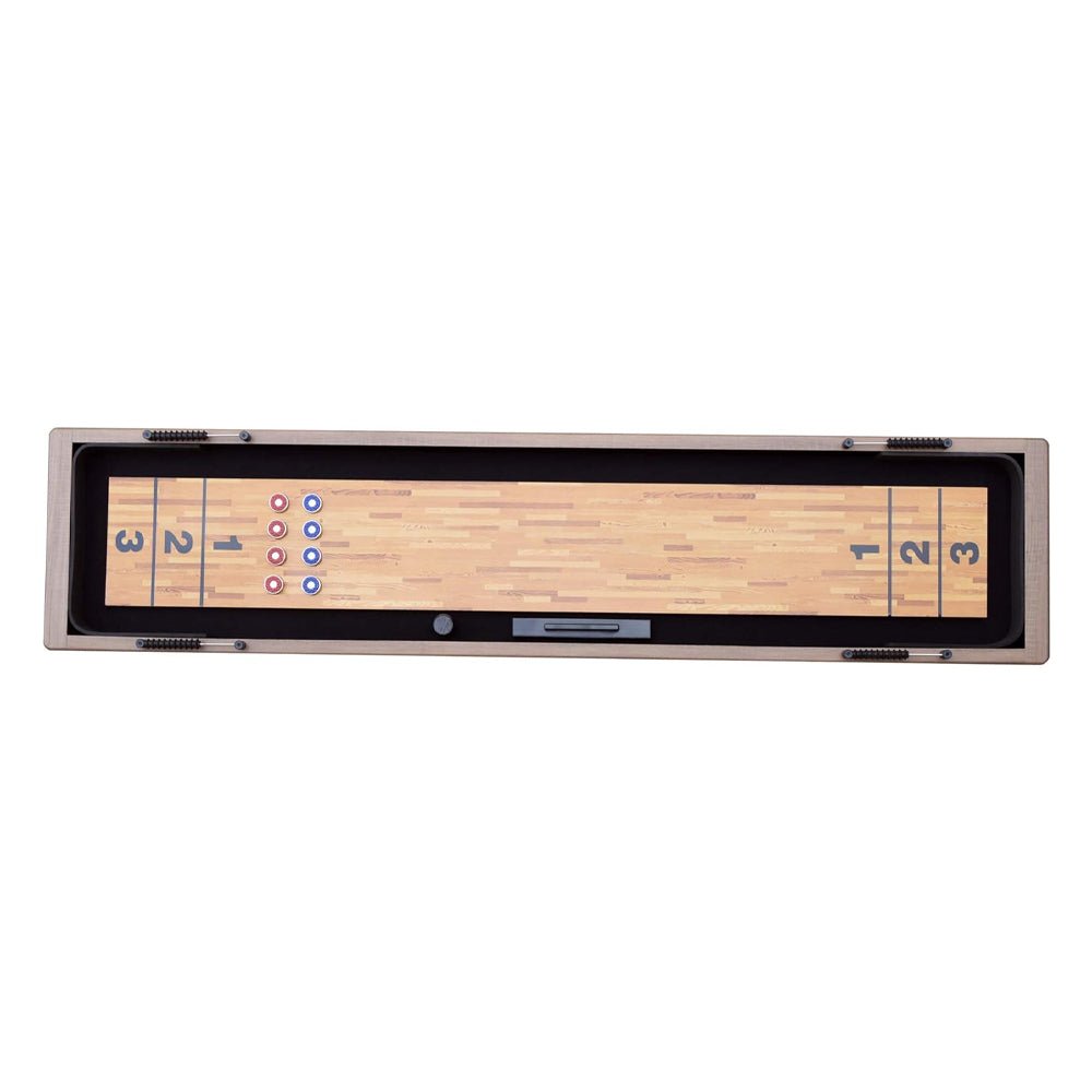 Hathaway Excalibur Rustic Shuffleboard Table With Leg Levelers, 9FT (96847512)