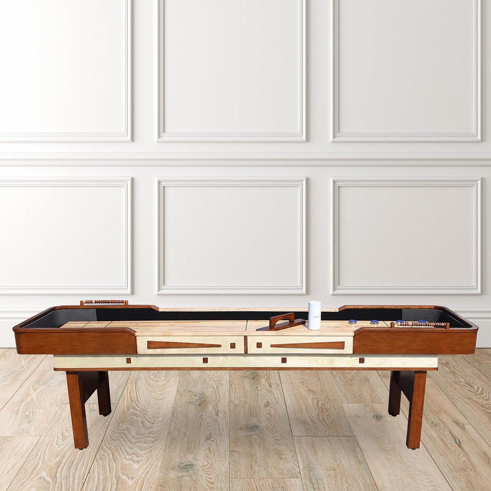 Hathaway Merlot Walnut Shuffleboard Table With Accessories, 12FT (94615283)
