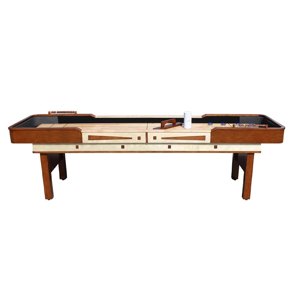 Hathaway Merlot Walnut Shuffleboard Table With Accessories, 12FT (94615283)