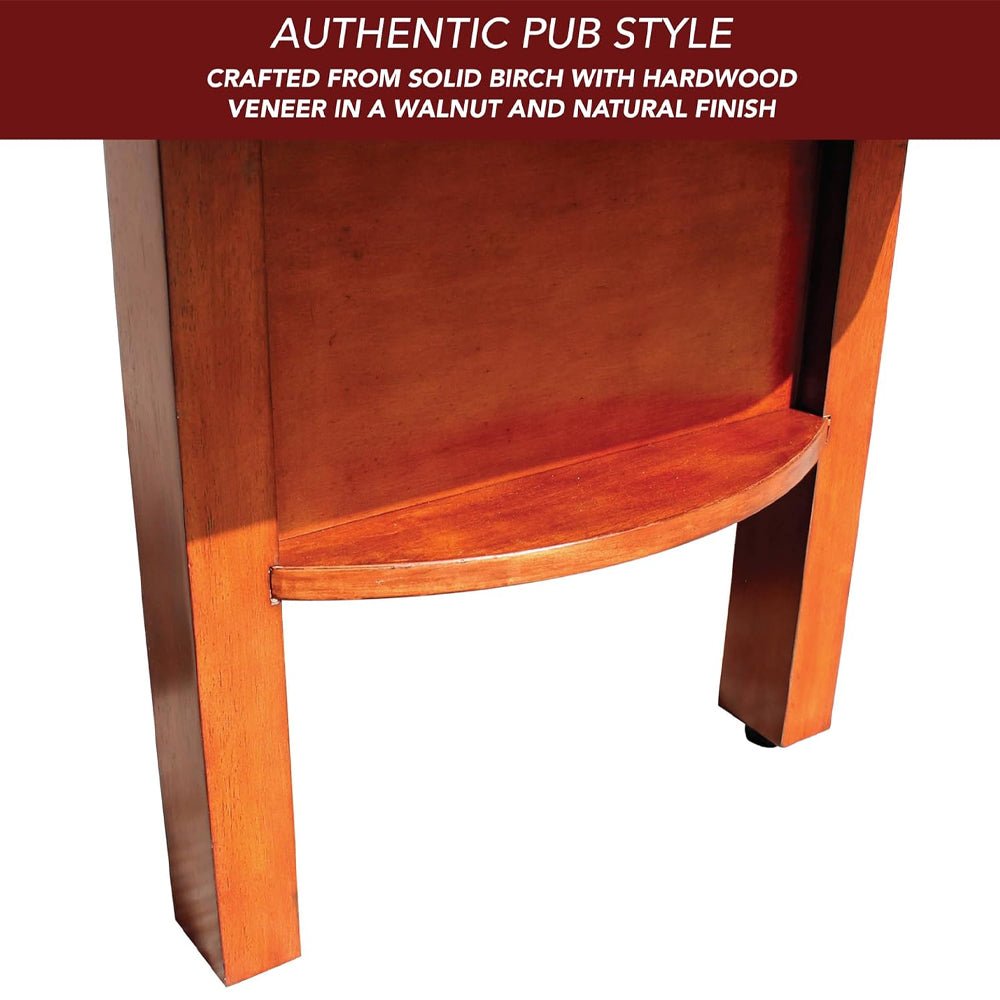 Hathaway Merlot Walnut Shuffleboard Table With Accessories, 12FT (94615283)