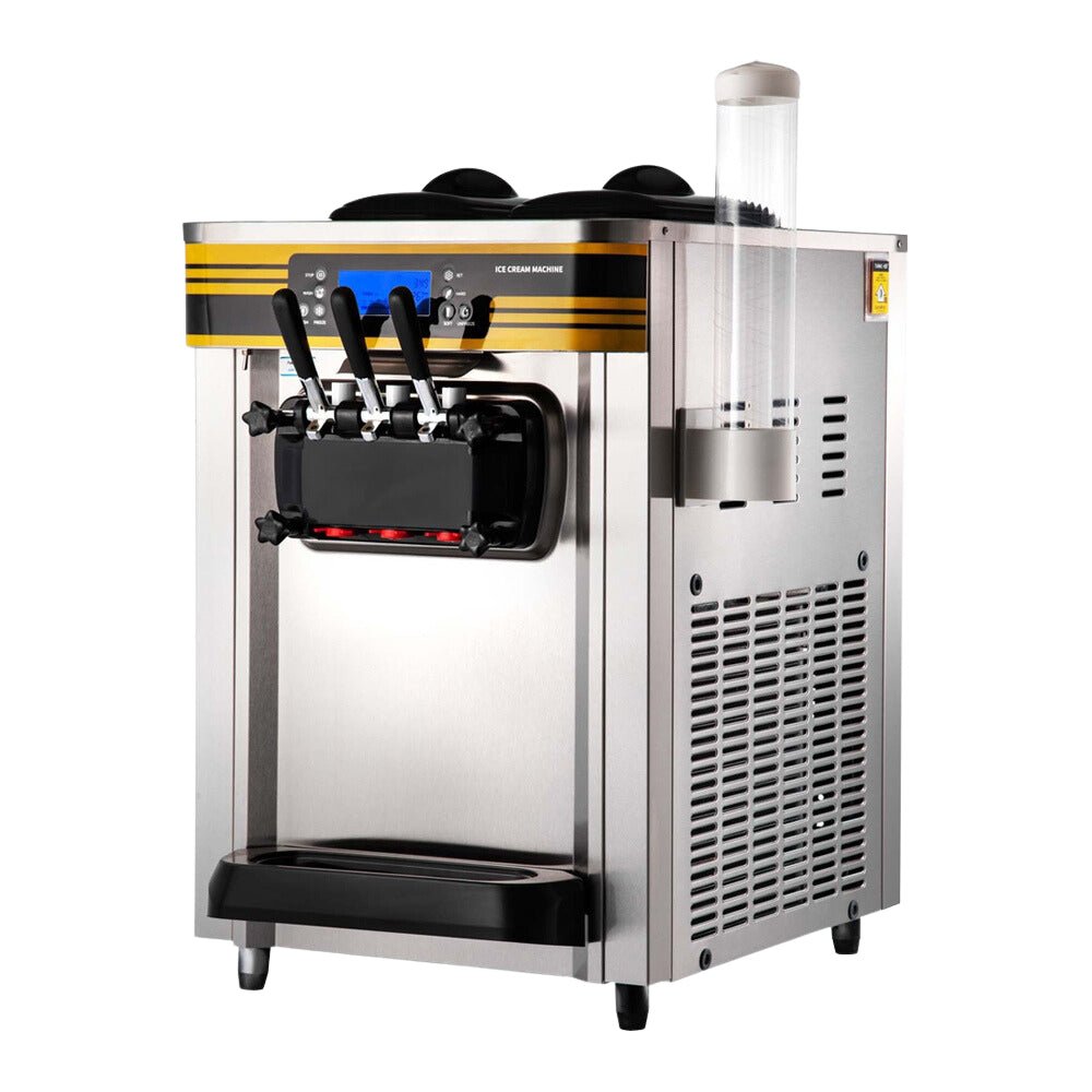 Heavy Duty Commercial 3 Flavor Countertop Soft Serve Ice Cream Maker Machine, 2350W (91803572)