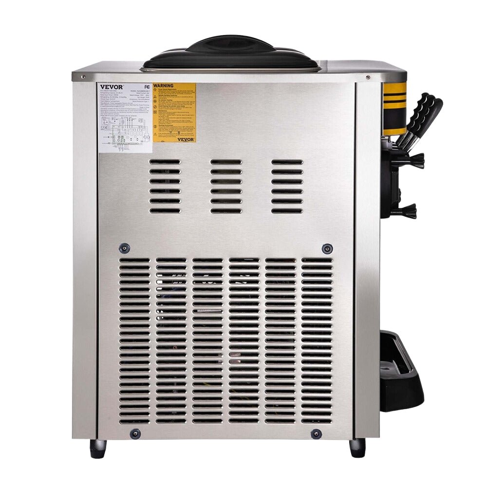 Heavy Duty Commercial 3 Flavor Countertop Soft Serve Ice Cream Maker Machine, 2350W (91803572)