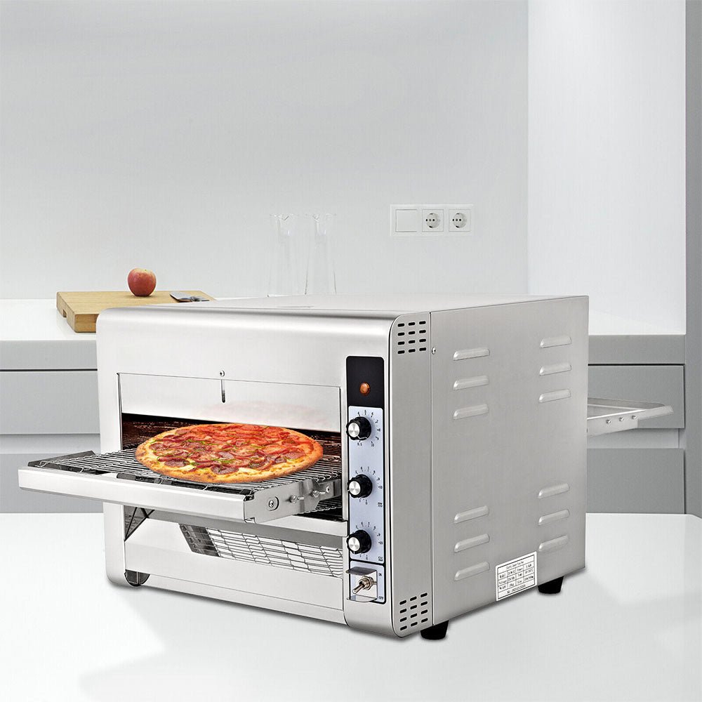 Heavy Duty Commercial Electric Portable Countertop Conveyor Pizza Oven, 14" (96124035)