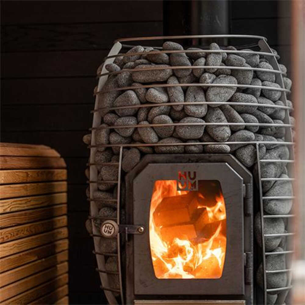 Huum Hive Wood Series Stainless Steel Sauna Stove With Sauna Stones (SAK67159)