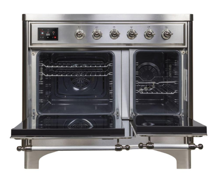 ILVE 40 Inch Majestic II Series Freestanding Electric Double Oven Range