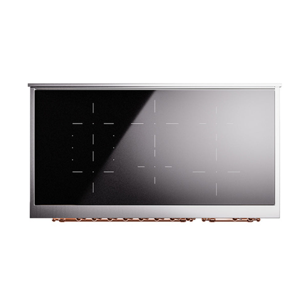 ILVE Nostalgie II 48" Electric Range with 6 Induction Elements Solid Door UPI486QNMP