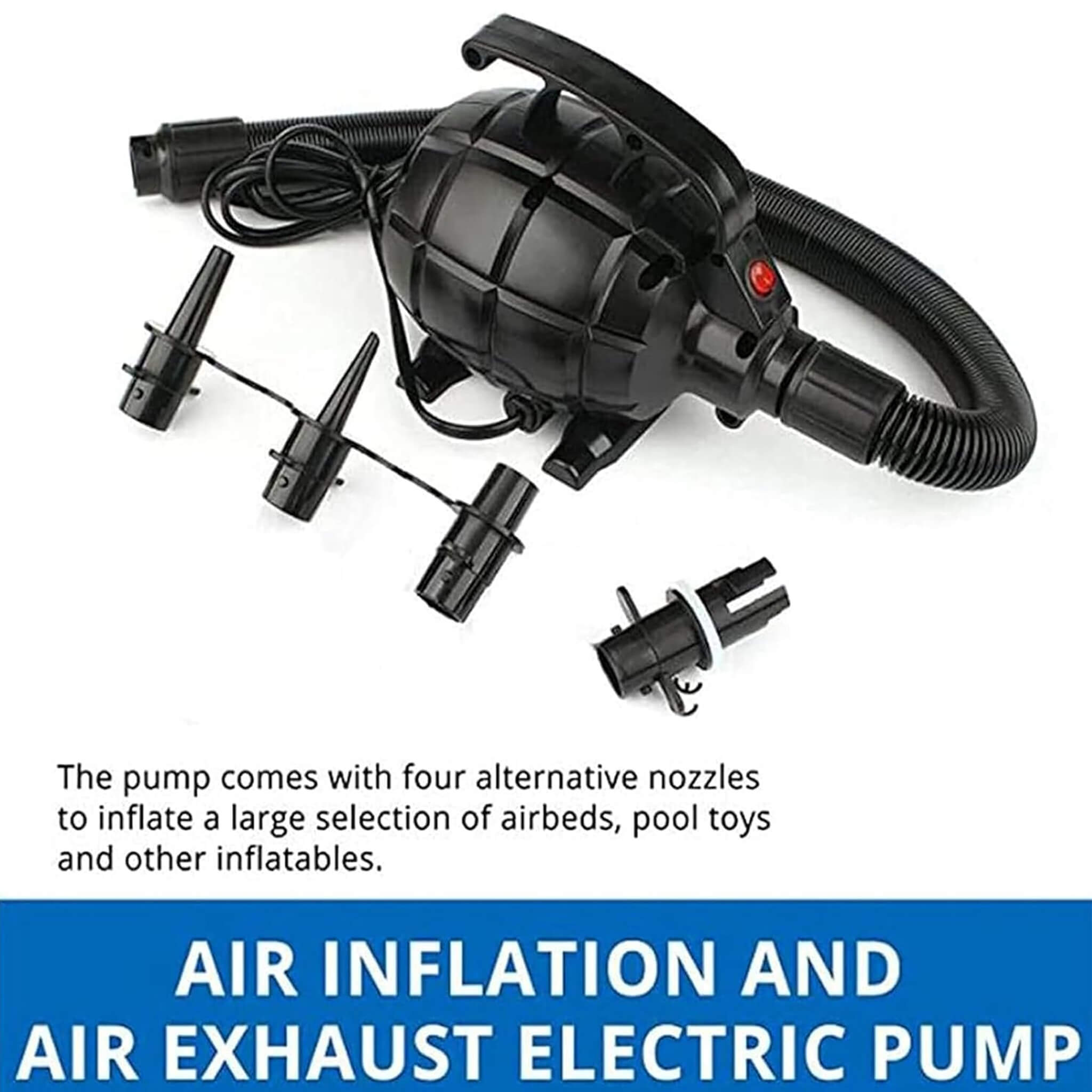 Large Inflatable Wall Climbing Bouncer With Slides And Air Pump For Pools, Lakes And Rivers